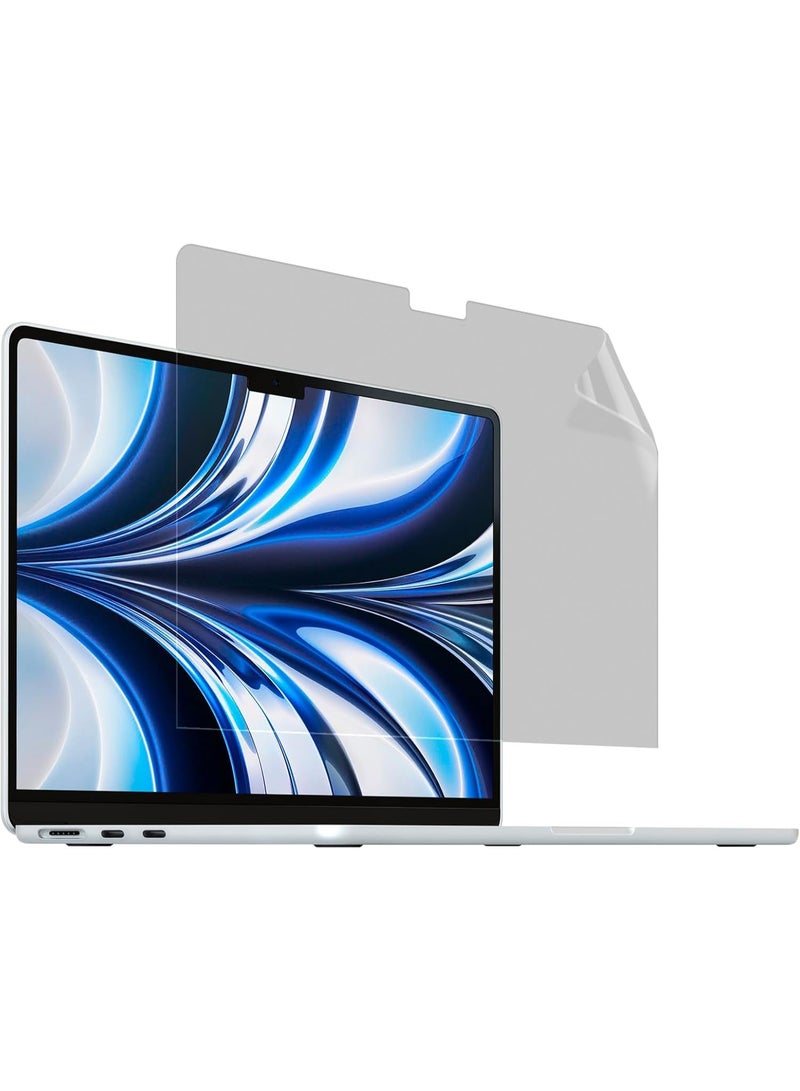 حماية شاشة 1Pack لجهاز MacBook Air 15.3 بوصة (2025/2024/2023، M4/M3/M2)، فيلم PET غير لامع مضاد للتوهج، مضاد لبصمات الأصابع - Image 1